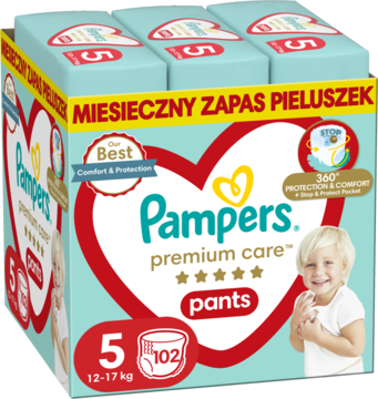 ROSS-2094875_main-1-2.png PAMPERS Premium Care pieluchomajtki 12 17kg rozmiar 5 102 szt