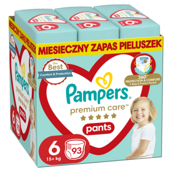 ROSS-2094876_main-1-2.png PAMPERS Premium Care pieluchomajtki 15kg rozmiar 6 93 szt