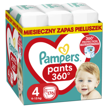 ROSS-2094879_main-1-2.png PAMPERS Pants 360 pieluchomajtki rozm4 9 15kg 176 szt