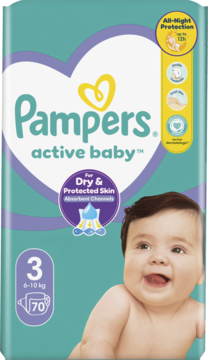ROSS-296449_main-1-2.png PAMPERS Active Baby pieluchy 3 6 10 kg 70 szt