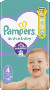 ROSS-296451_main-1-1.png PAMPERS Active Baby pieluchy 4 9 14 kg 62 szt